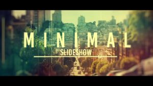Minimal Slideshow After Effects Templates