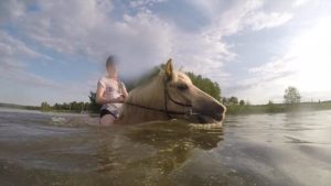Kuu-poni ui hyvästit alkukesän helteille