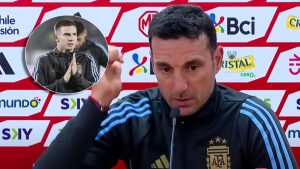 La reflexión de Scaloni sobre Mastantuono... y un consejo: "Solo tiene 17 años"
