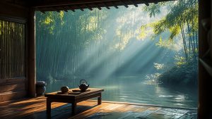 🎧 10-Min Guqin × Kunqu × Bamboo | Anxiety Relief Morning Music