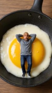 En omelette ou sur le plat je kiffe trop les œufs 🤣 #humour