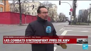 Guerre en Ukraine _ à Kiev, 'les habitants se terrent dans leurs abris'