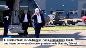 Trump afirma haber tenido una "buena conversación" con Zelenski