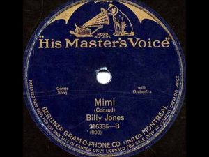 Mimi - Billy Jones (1921)