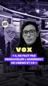 « Il ne faut pas renouveler l'agrément de CNews et C8 »