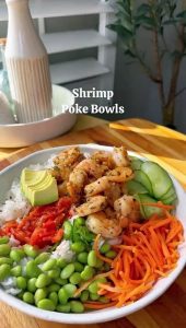 Shrimp Poke Bowls