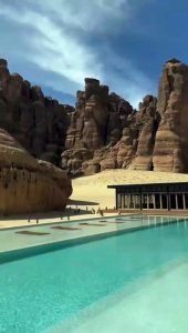 Un hôtel unique dans le désert saoudien