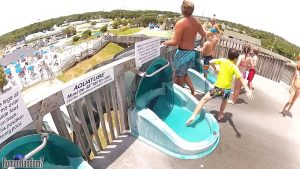 Водяная горка, внутри трубы, Аквапарк, Water Slide POV GoPro Hero2