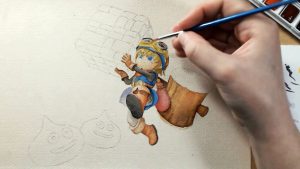 Speed Painting Hero Dragon Quest Builders [Time Lapse Speedpaint]