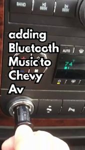 adding Bluetooth Music to Chevy Avalanche #BluetoothAdapter #fmtransmitter
