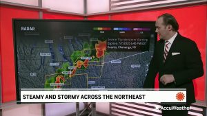 Thunderstorms return to the Northeast