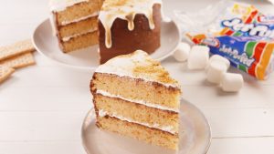 The Making Of This S'mores Cake Is Absolutely Mesmerizing