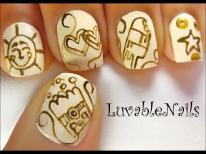 Cute nail designs Video - Cute nail art tutorial