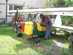 pou du ciel my flying flea..built 2006 ---2009 by peter marshall