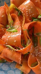 How to Make a Shaved Carrot Salad with Tahini Dressing