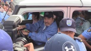 Ortega asiste a fiesta sandinista bajo un fuerte dispositivo de seguridad