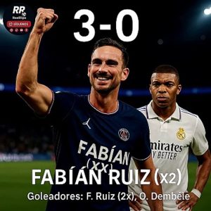 🔥 ¡PSG 3–0 Real Madrid al Descanso! ⚽
