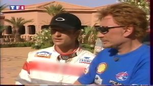Johnny Hallyday – Sept à Huit (TF1) – Rallye du Maroc – 3 Juin 2001