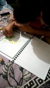 Coloring a dinosor