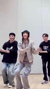 Seventeen x haerin fighting