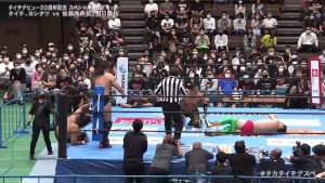 Hirooki Goto & Ryusuke Taguchi vs Taichi & Yoshitatsu: TAKATaichiDespeMania (9/12/2022)