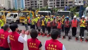 Central and Southern Taiwan Clean Up After Typhoon
