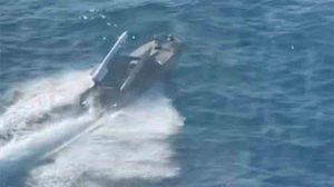 ウクライナがR-73対空ミサイルを搭載した海上ドローンを使用