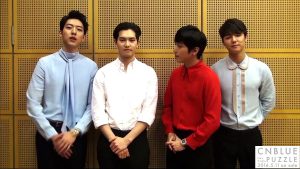 20160511_CNBLUE's message for JP 10th SG 'Puzzle' release