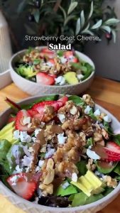 Strawberry Goat Cheese Salad