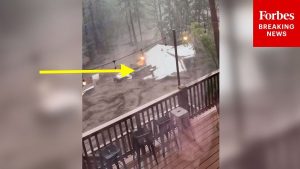 Home Caught On Camera Actually Washing Away In Devastating New Mexico Flood