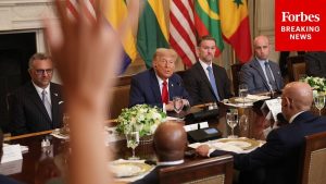 Right In Front Of Trump, Reporter Asks African Leaders If They'll Nominate Him For Nobel Peace Prize