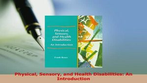 PDF Physical Sensory and Health Disabilities An Introduction Read Full Ebook