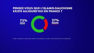 Sondage : 73% des Français estiment que l'islamo-gauchisme existe aujourd'hui en France