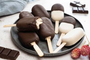 Helados tipo magnum saludables