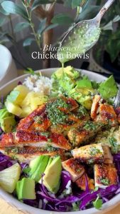 Blackened Chicken Bowls