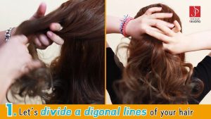 simple half up style by your own