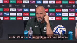 Maresca: "Es cierto, el PSG es el mejor equipo del mundo, pero..."