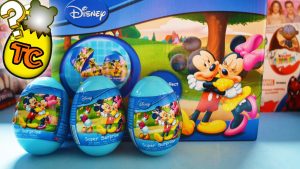 3 MICKEY MOUSE DISNEY SURPRISE EGGS UNBOXING TOYS FOR KIDS (Mickey, Minnie, Donald, Goofy) | Toy Collector