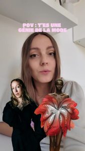 Un look vivant à la Fashion Week ???