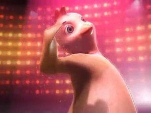 dancing chicken