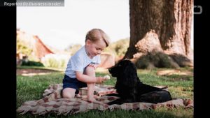 Britain's Prince George Beams In 5th Bday Photo