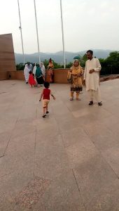 happy at the monuments