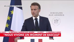 Emmanuel Macron : «Jamais depuis 1945 la liberté n'avait été si menacée»