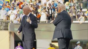 Trump’s awkward moment during Chelsea’s Club World Cup trophy celebration