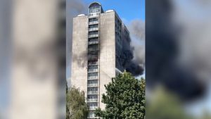 Huge fire breaks out at south London tower block as 70 firefighters rush to scene