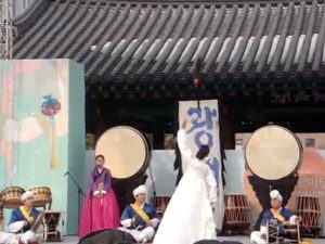 Chant et danse traditionelle coréenne