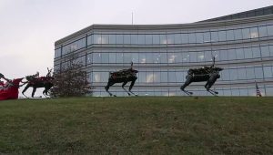 ¿Renos robot para el trineo de Papá Noel?