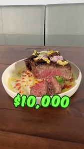 Feeding A Dog 1 vs 10,000 Steak