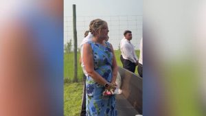 Bride Stuns Mom By Walking Aisle in Her 90s Wedding Dress | Happily TV