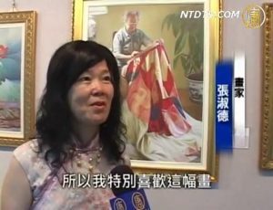 台南真善忍美展 笔触流露美好心境